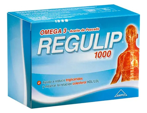 Regulip 1000 Omega 3 Aceite De Pescado X50cápsulas