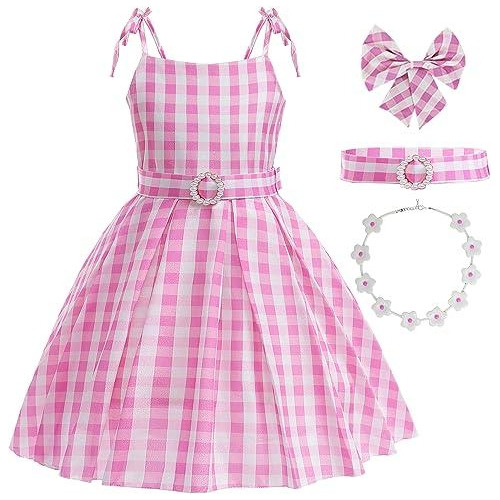 Disfraz Talla L (8-9) Para Niñas Muñeca Barbie De