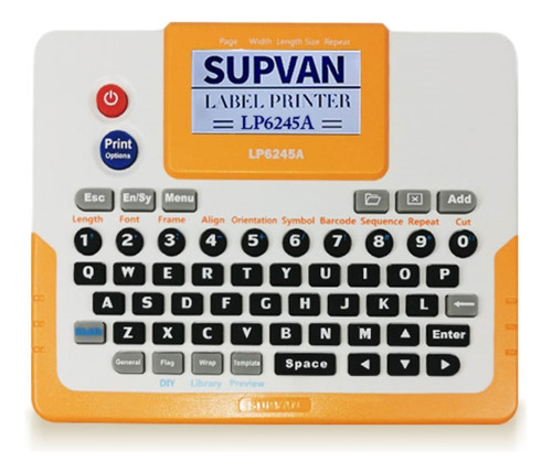 Supvan Lp6245a Pro Etiquetadora De Mano Tableros Eléctricos