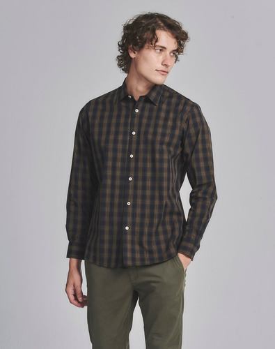 Camisa Lindsey, Classic Fit, Hombre, Algodón, Cuadro, Equus