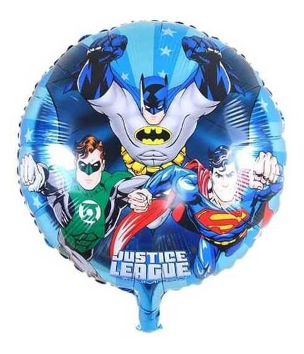 Liga De La Justicia Globo Cotillón Cumpleaño Superman Batman