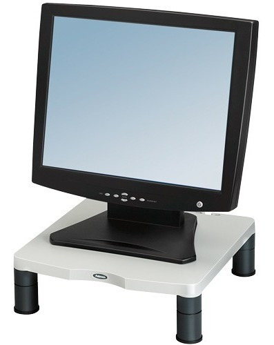 Soporte Para Monitor Base Platino Fellowes Soporta 27 Kg.