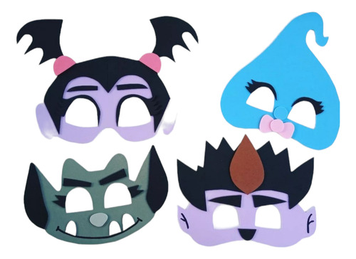 10 Antifaces Vampirina En Goma Eva