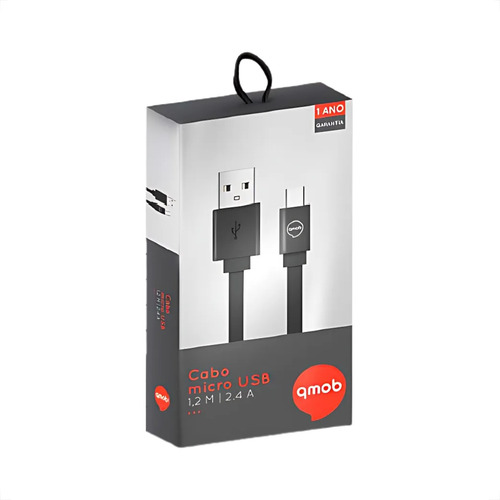 Cabo Micro Usb 1,2m 2.4a Para LG K10 K12 K22 Samsung J7 J5