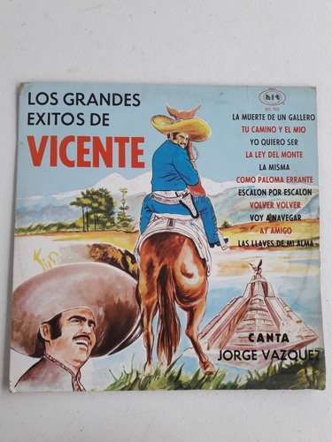 Vicente Fernández Los Grandes Exitosdisco De Vinilo Vinyl Lp