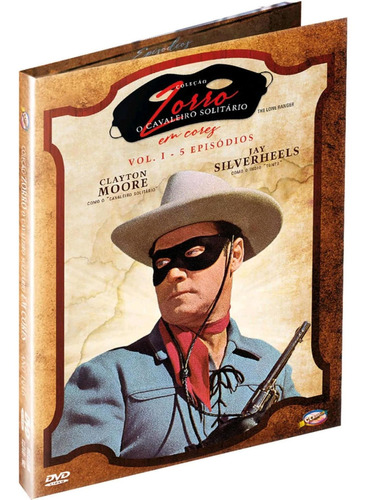 Zorro O Cavaleiro Solitário Em Cores Vol.i - Dvd