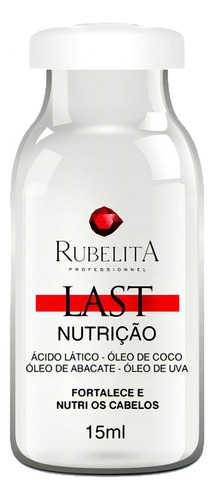 Ampola Capilar De Nutrição Last Ultra Rubelita 15ml