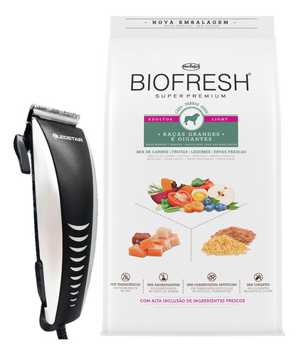 Alimento Biofresh Light Perro Raza Grande 15 Kg + Regalo