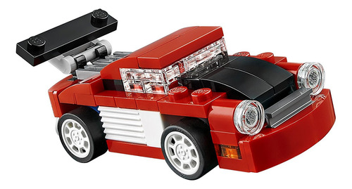 Kit De Construccion Lego Creator 3 En 1 + Carrito Red Racer