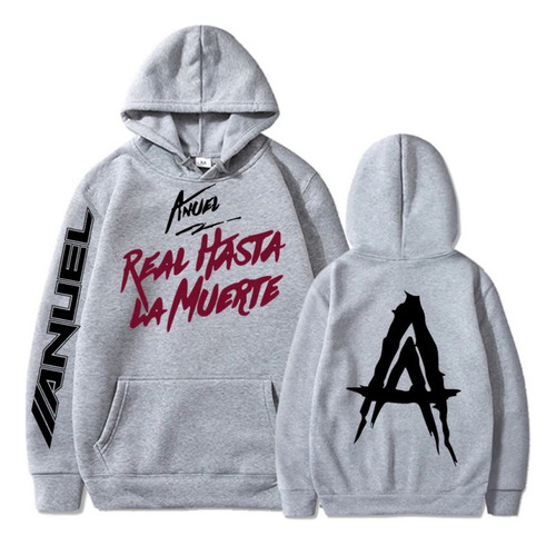 Nueva Sudadera Con Capucha Estampada Anuel Aa