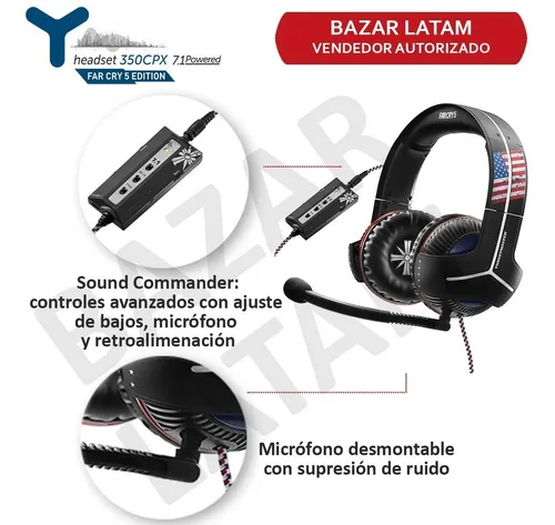 Auricular Gamer Headset 7.1 Pc Xbox Thrustmaster Far Cry 5