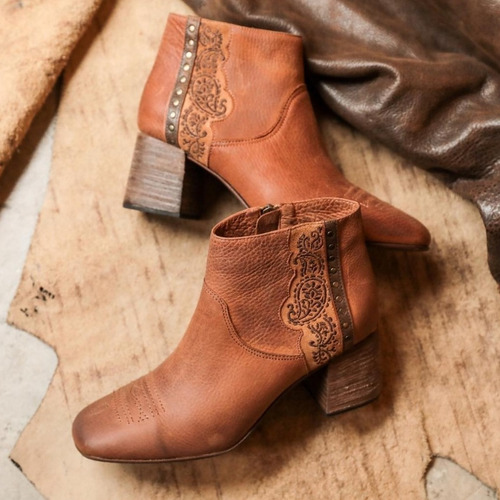 Botas De Cuero- Clara Barceló- N°35/36- Rapsodia-bendito Pie