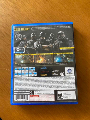 Tom Clancys Rainbow Six Siege - Ps4