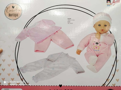 Bebe Juguete Niña Set Muñeca Tipo Nenuco Ropa 6 Funci Llora