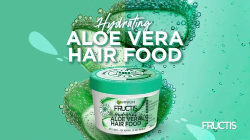 Imagen 3 de 4 de Mascarilla Capilar Reparación 1min Garnier Fructis Aloe Vera