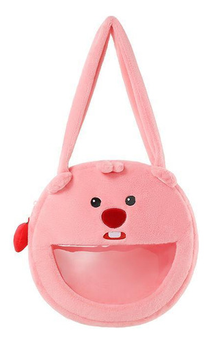 Mochila De Felpa, Bolso De Hombro, Bonita Muñeca Beaver