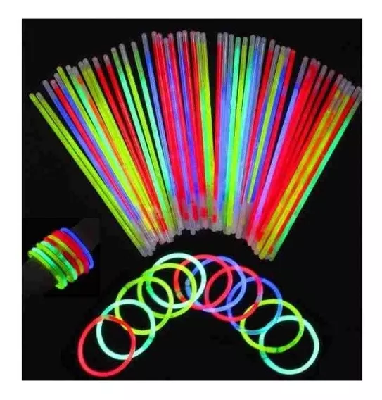 Pulseras De Neon X50u Cotillón Luminoso