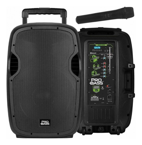 Bafle Activo Pro Bass Underground 15 1600w, Bluetooth, Mic