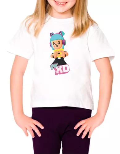 Camiseta Infantil Rainbow Friends Jogo Roblox Blue