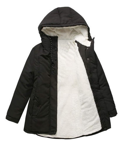 Chaqueta De Invierno Cálida Para Mujer Con Forro Grueso