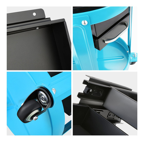 Taburete Mechanics Roller Seat Creeper Dna Motoring Blue