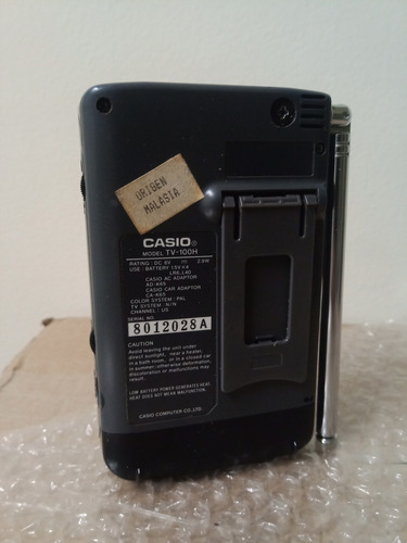 Imagem 6 de 7 de Mini Tv Casio Lcd Color 1.6 Screen - Television Tv-100