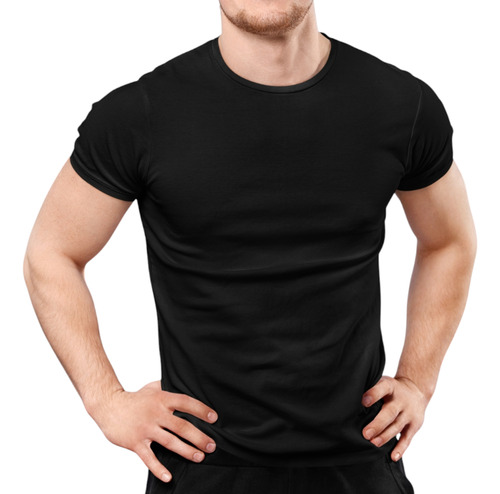 Playeras Dúo De Algodón Premium Para Hombre 2 Piezas Básicas