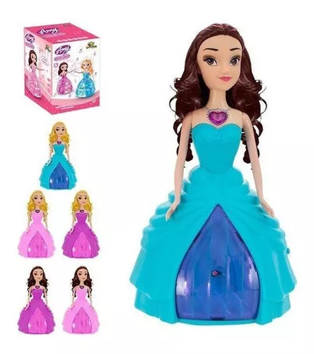 Boneca Elsa Frozen musical com luz