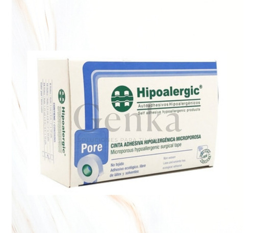 Cinta Tela Adhesiva Hipoalergic Micropore 1,25cm X9mts 24un