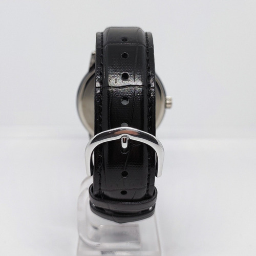 Imagen 9 de 10 de Reloj Cuero Hombre Negro Mtp-v002l-1b