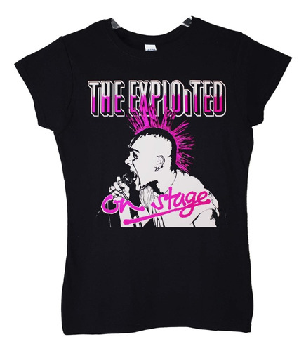 Polera Mujer The Exploited On Stage Punk Abominatron