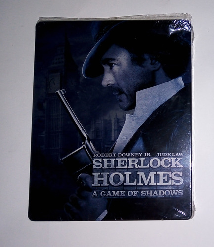 Sherlock Holmes 2: Juego De Sombras Steelbook+ Bluray+ Dvd 