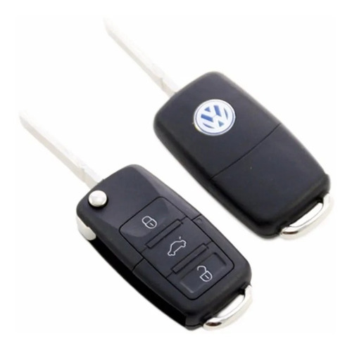 Carcasa Llave Vw Volkswagen 3 Botones Flip