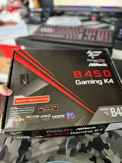 Kit Mb Fatal1ty B450 Gaming K4 + Cpu Amd Ryzen 3 2200g