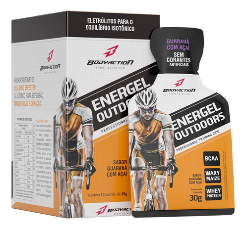 Energel Outdoors Gel De Energia Para Atletas - Sachê De 30g