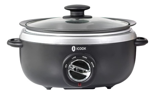 Icook Usc-35-op001bk - Olla De Coccion Lenta De 3.5 Cuartos