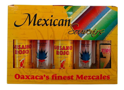 Mezcal Pack Recuerdos De Oaxaca Varios 50ml