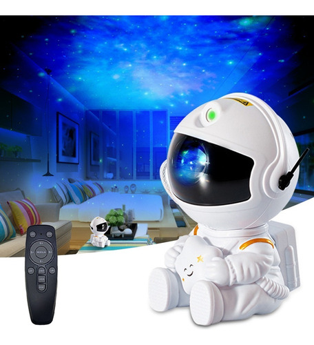 Proyector Luz Nocturna Astronauta Galaxia Cielo Estrellado