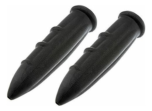 Manpla - Atla Bullet Vintage Style Bike Bicycle Grips Black