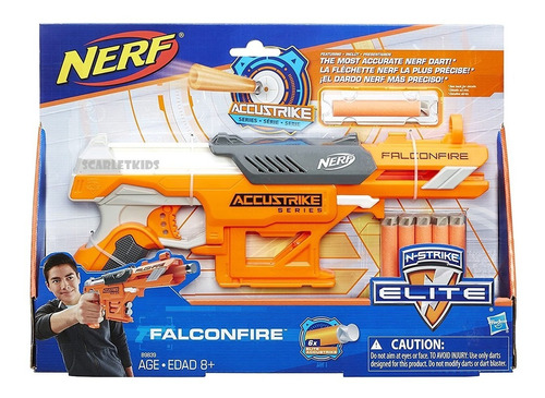 Nerf Elite Falconfire + 6 Dardos Hasbro Orig Mas Precisos