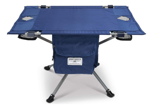 Mesa Plegable Sport-brella Sunsoul Camping Jardín Patío Color Azul