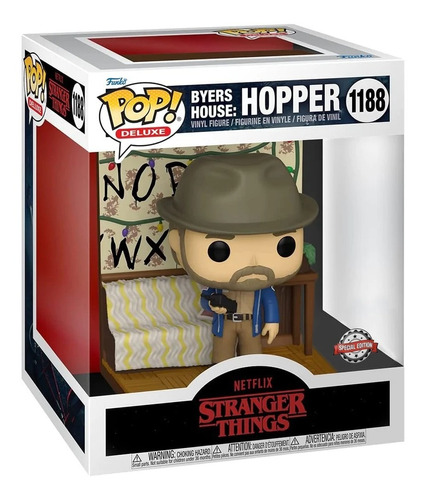 Funko Pop Deluxe Byers House: Hopper #1188 Special Edition