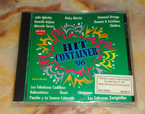 Varios Artistas / Hit Container '96 - Cd Arg.