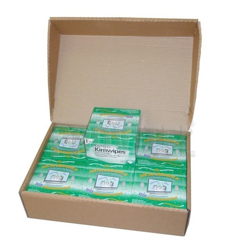 Imagem 2 de 2 de Lenços Kimwipes P/limpeza Óticos/delicados-6cx C/280fl.cada