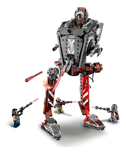 Imagen 3 de 4 de Bloques para armar Lego Star Wars AT-ST raider from The Mandalorian 540 piezas en caja