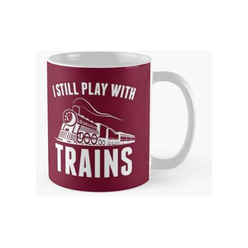 Taza Todavía Juego Con Trenes Calidad Premium