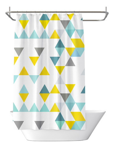 Cortina De Baño De Celosía De Color Triangular, 180 * 180cm