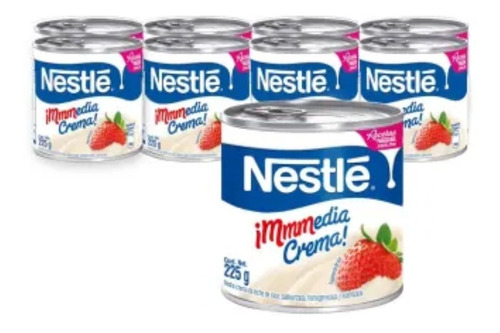 Media Crema Nestlé Con 8 Piezas De 225 Grs 