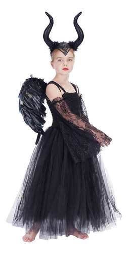 Vestidos De Halloween Para Niñas, Disfraz De Bruja Maléfica | Meses sin intereses Vestidos De Halloween Para Niñas, Disfraz De Bruja Maléfica | Meses sin intereses
