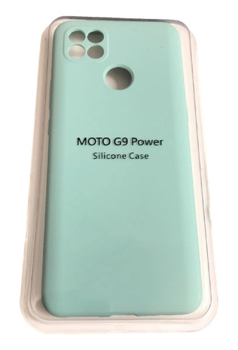Carcasa Estuche Silicona Para Motorola G9 Power Y Vidrio 9d